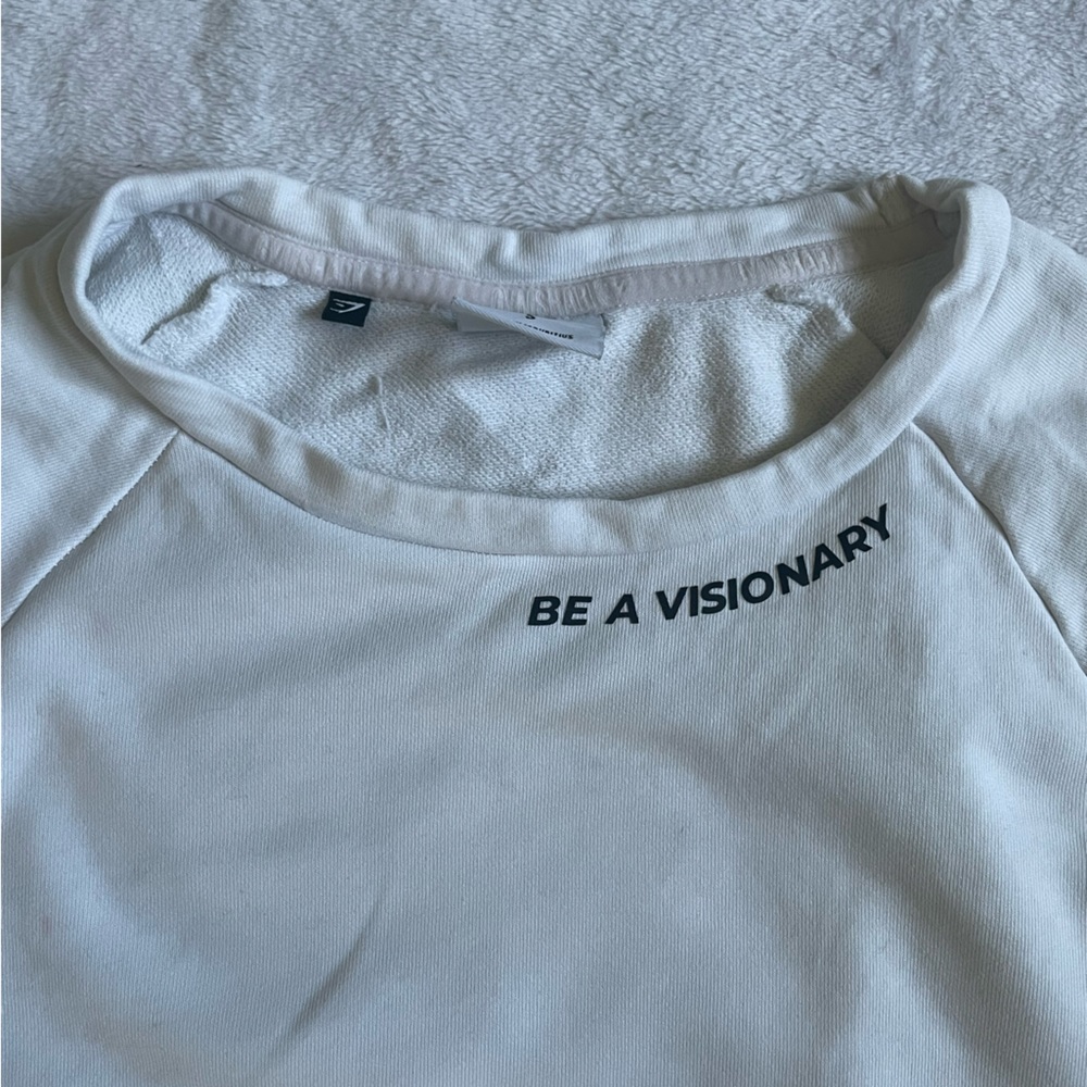 Gymshark- be a visionary cropped top